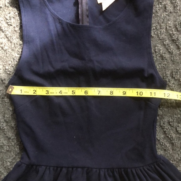 Navy and White Striped Midi Dress - Picture 6 of 8